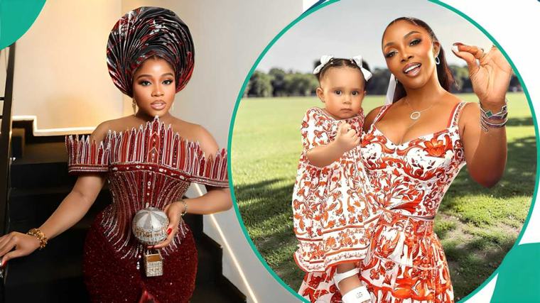 Veekee James weighs in on Toke Makinwa not letting people touch her baby at event