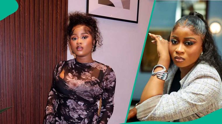 BBNaija’s Imisi sparks reactions with behaviour at Folagbade Banks’ movie premiere