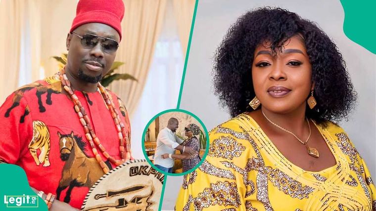 Obi Cubana surprises Rita Edochie with new phone after viral mockery over her old device