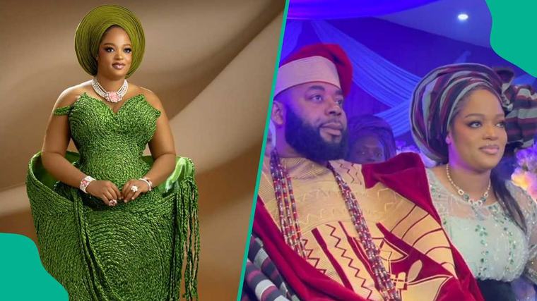 Video: Ooni of Ife's Queen Naomi Silekunola shines as brother weds in colourful traditional ceremony