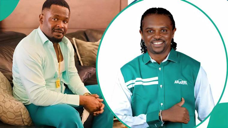 Zubby Michael meets Nwankwo Kanu as video of their warm greeting goes viral