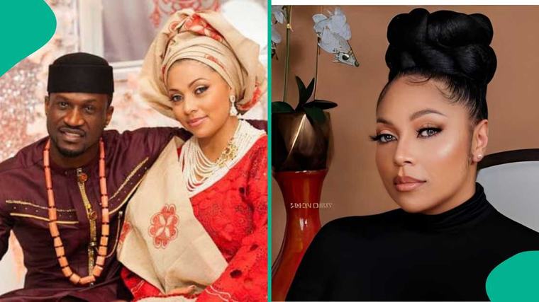 Peter Okoye's sweet declaration to wife Lola Omotayo on her new milestone warms hearts