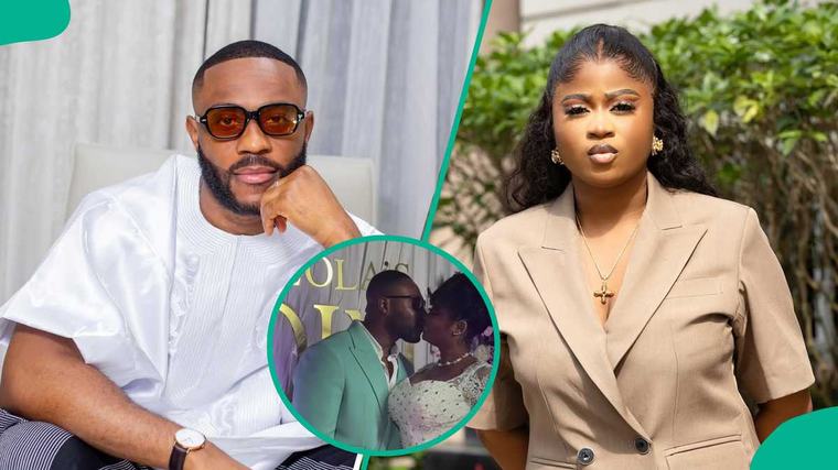 BBNaija’s Imisi and Kola finally show PDA? Fans react to their red-carpet kiss