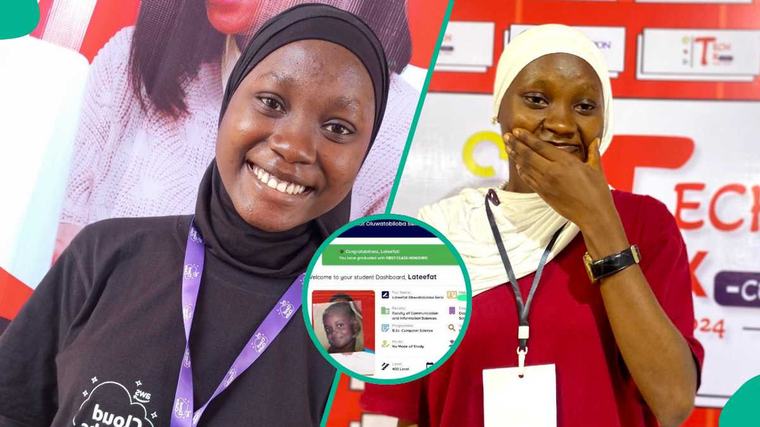 Lateefat Bello goes viral after sharing First Class Honours result out of 166 students