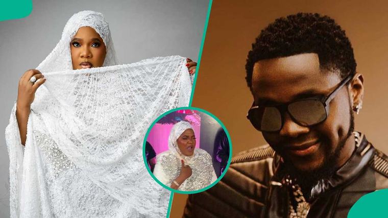Video: Toyin Abraham loses composure at Folagbade Banks' Movie premiere as Kizz Daniel's song comes on