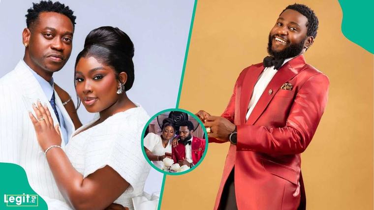 Video of Mo Bimpe with Jide Awobona at Mama Deola's premiere elicits reactions: “Lateef no dey comfortable”